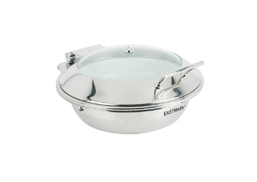 Round trans lucent chafing dish