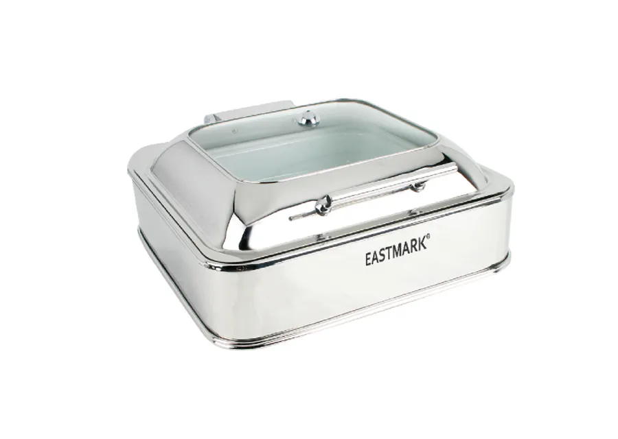 Square trans lucent chafing dish